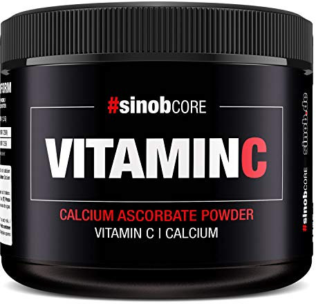 Calcium-Ascorbat Vitamin C Pulver hochdosiert 1 x 250 g Gepuffertes, magenfreudliches an Calcium gebundenes Vitamin C in seiner reinsten Form - 1000 mg reines Vitamin C pro Portion. 100% Vegan
