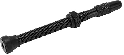 Valvola Francese per Bici, Cofano Staccabile con Stelo valvola Presta in Lega di Alluminio da 60 mm per Mountain Bike Nero
