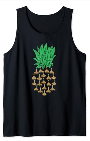 Eisstock Ananas Eisstockschießen Stockschütze Tank Top
