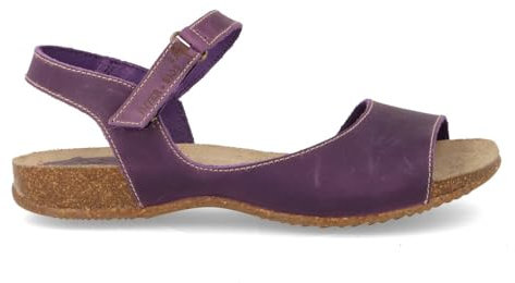 Inter Bios - Sandalia confort en piel con cierre velcro 4458 para: MUJER color: LILA talla: 37, 652442-37