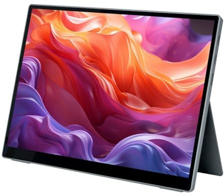Fabater Moniteur Portable, Petit écran Tactile 10,5 1920 X 1280 IPS, écran de Soins Oculaires, Moniteur Externe pour Ordinateur Portable, PC, Double Haut-Parleur intégré