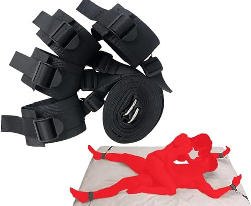 GAFENO Puños de cama de nailon, traje de corbata estable en el dormitorio, adecuado para principiantes y traje de corbata para parejas.