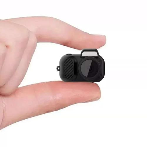 Dpofirs Micro Video Camera, 1080P Mini Thumb Camera, 2MP Mini Keychain Camera, Micro Mini DV DVR Camera Camcorder, Pocket Wearable Camera, Small Video Camera, for Students Kids