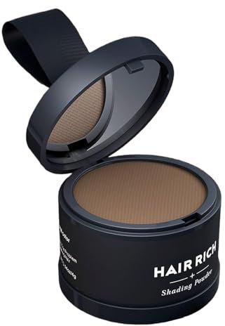 Hairline Powder – Poudre de retouche de de cheveux pour homme et femme – Poudre d' professionnelle pour cheveux clairsemés, résistante au vent et à la transpiration – Accessoires de