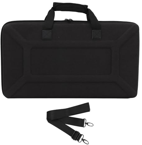 PolyGen Estuche de Viaje para Controlador de DJ Espuma Acolchada Interna 20,1 x 12,2 x 3,5 Pulgadas Opciones de Transporte Dobles con Correa y asa para DDJ-FLX4 / DDJ-SB3 /