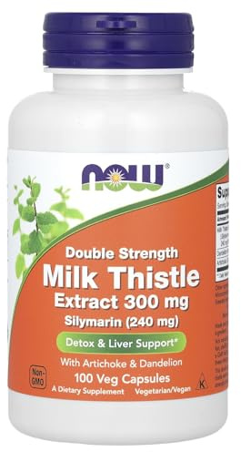 Now Foods - Silymarin Milk Thistle with Artichoke and Dandelion Double Strength 300 mg. - 100 Vegetable Capsule(s)
