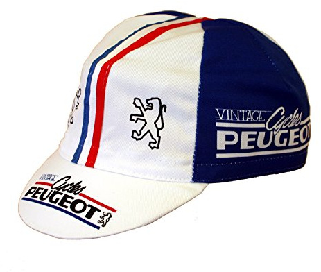 Radmütze Peugeot Radlercap Retro (Peugeot Blau)