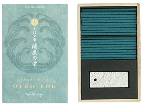 nippon kodo Japanische Räucherstäbchen, Oedo-KOH, Wassertropfen, 60 Riegel, japanische Räucherstäbchen