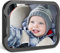 Zacro Baby Car Mirror - Large Fully Adjustable Shatter Proof Baby View Car Mirror Give Clear Views for Rear - Facing Car Seat, Strapped on Back Seat Headrest, Well - Designed for Baby Safety