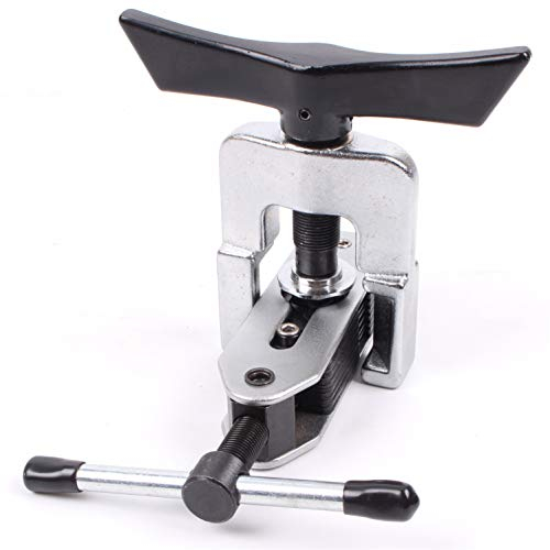 CCLIFE Outils d'Évasement de Tuyaux de Freins 2 Pieces Kit d'Outils d'Évasement 3/16- 3/4 5-19mm Extenseur de tube en Cuivre Laiton Aluminium