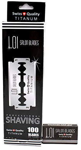 100 Loi Titanium Rasierklingen