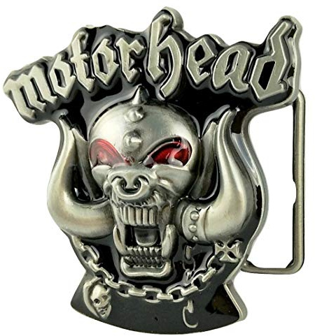 Gürtelschnalle Buckle Motorhead Totenkopf Motiv Metall