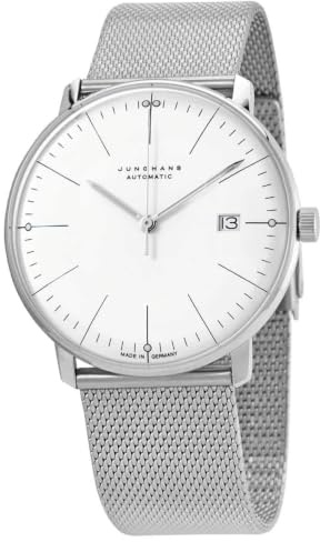 JUNGHANS max Bill Automatikuhr mit Saphirglas Silber 27/4002.46