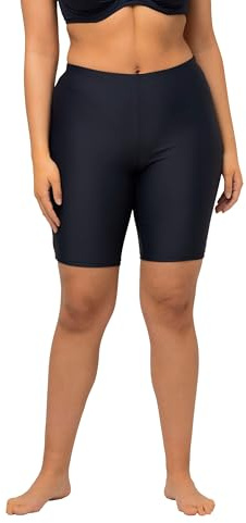 Ulla Popken Damen Schwimmradler Badehose Navy Blau 44