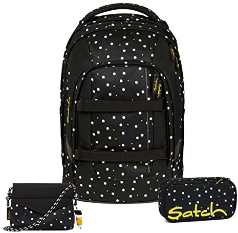 Satch Pack Schulrucksack Set 3tlg. Beauty & The School Edition (Lazy Daisy)