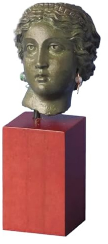 Escultura Busto de Venus – Diosa del Amor, réplica de la colección del Museo J. Paul Getty, altura 9,5 cm