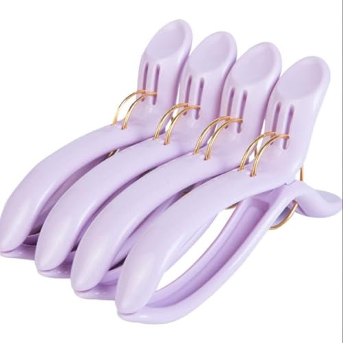 CHFYIJYHM Porta Clip Grande for asciugare la Trapunta, Trapunta in plastica, Clip Antivento for asciugare i Vestiti, Clip for asciugare la Trapunta sul Balcone, Viola