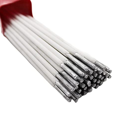 Acier à faible teneur en carbone Électrodes de soudage à l'arc en aluminium, 10 pièces, baguette de soudage E1100 E4043 E3003 E5183(E3003,4.0mm x 350mm)
