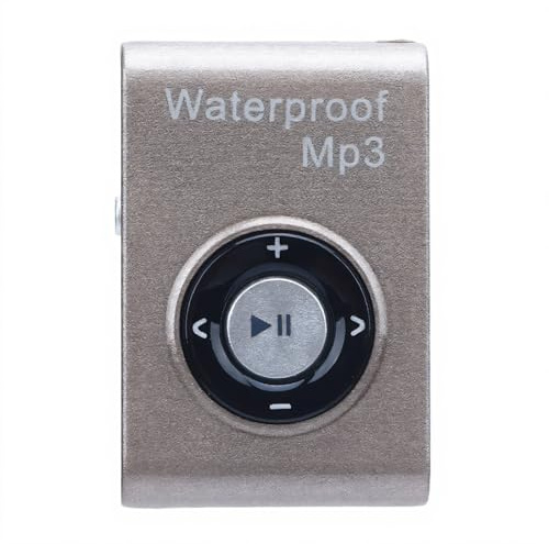 XUMIUZIY Water Proof MP3 Player for Swimming, 8GB IPX8 Water Proof MP3 Player with Headphone, Aluminium Enclosure, Hifi Lossless Sound Quality, Suitable for Diving, Running