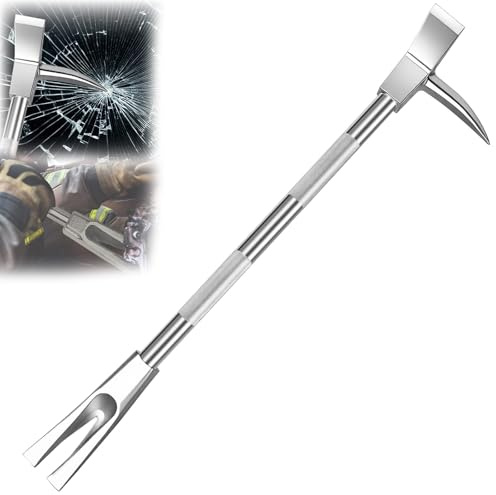 Multifunctional Forced Entry Tool with Axe Head, Spike, and Fork for Emergency Rescue and Demolition Work