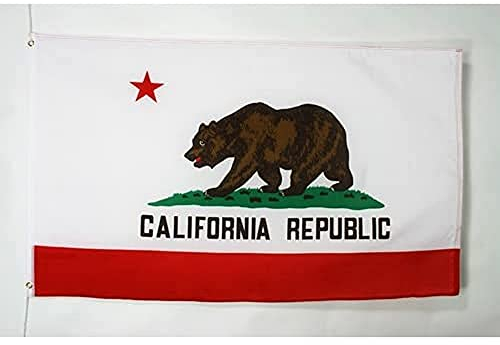 AZ FLAG - Flagge Kalifornien - 150x90 cm - Kalifornische Bundesstaat Fahne 90 x 150 Cm Feiner Polyester - Flaggen