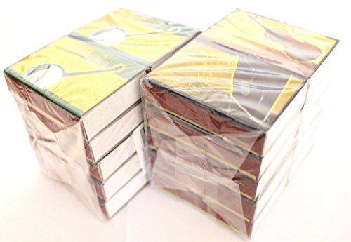 Flam'Up Lot de 10 Paquets allumettes sûreté de 40 pcs Barbecue, Cuisine, Camping Motifs aléatoire