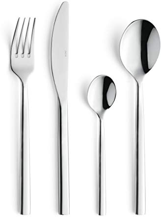 Amefa Carlton Besteckset für 6 Personen, 24-teiliges Besteck Set, Edelstahl Rostfrei, Besteck Spülmaschinenfest, Essbesteck, Tafelbesteck