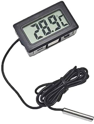 Bobury Termómetro digital LCD para frigorífico Fridge Freezer Tester de temperatura de -50 a 110 ° C