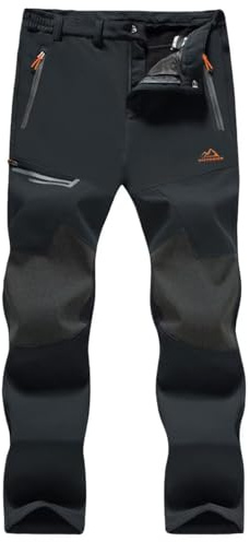 MAGCOMSEN Men's Waterproof Ski & Snowboard Pants - Black