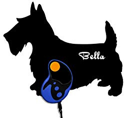 Scottish Terrier 1 Hund - Custom Name Hundeleine - Wandhaken