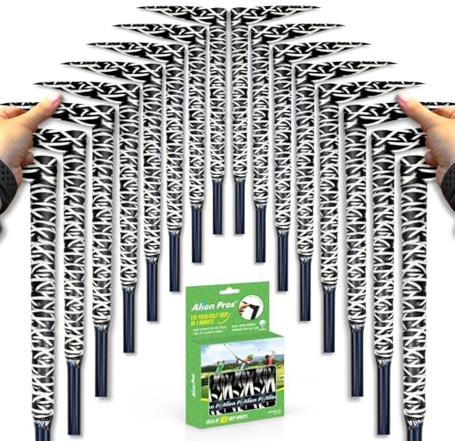 Alien Pros Golf Griffband - Innovative Grifflösung für Golfschläger - Genießen Sie EIN frisches, neues Griffgefühl in weniger als 1 Minute (16er-Pack Hyperflugzeuge)