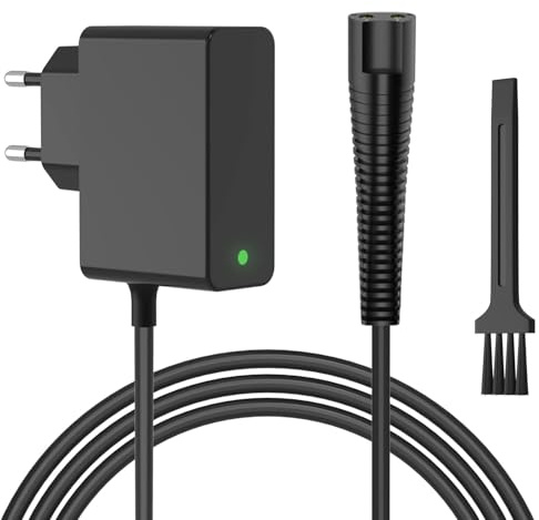 Newding 12V Speziell Ladekabel, Kompatibel mit Braun (2pin/3pin) Rasierer Series 9 8 7 6 5 3 1 Silk-Epil 9 7 5 Adapter Netzeil Typ 492 5544 5542 S1 S5 S6 S7 S8 S9 Ladegerät Netzkabel Trimmer