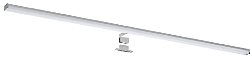 SEBSON® LED Lampada da Specchio per Bagno 120cm, IP44, Lampada Morsetto + Armadio, Bianco Neutro 4000K, 15W, 1500lm - 1200x98x44mm