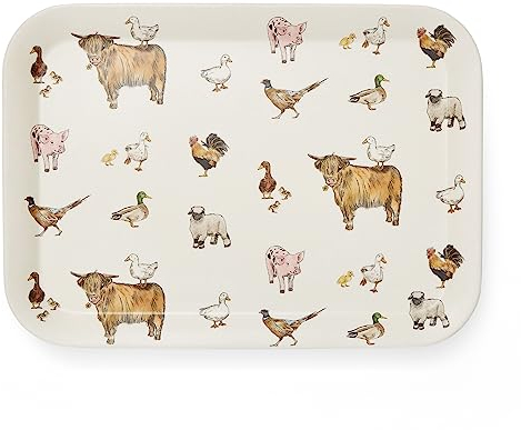 Cooksmart Bandeja Grande para Servir de diseño británico | Bandeja para múltiples usos en el hogar | Bandejas para Servir Alimentos o Bebidas – Buttercup Farm