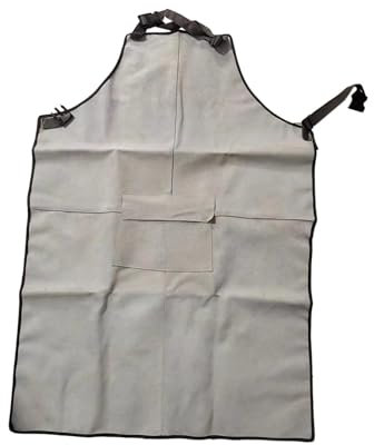 ＡＷＨＡＯ Welding Protective Apron, Welder, Anti-Flame Clothing Welding Jacket, 60cmx90cm Gray