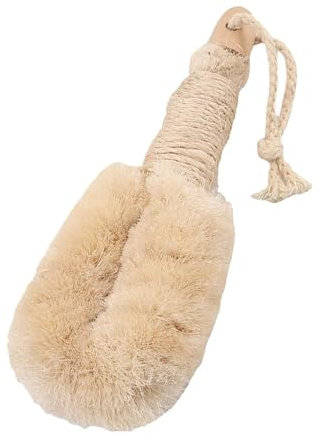 Spazzola per il corpo secco in sisal,Spazzole esfolianti con setole naturali,Spazzola in fibra vegetale per migliorare la circolazione sanguigna