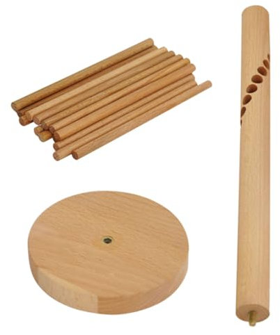 Mikinona Supporto Per Essiccazione Pasta in Legno Essiccatoio Per Spaghetti Rastrelliera Per Pasta Ripiano Per Asciugatura Uniforme Albero Per Essiccazione Casa