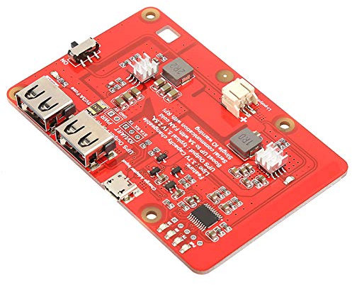 Hyuduo Placa de Expansión de la Batería de Litio para Batería de 4000 MAh, Fuente de Alimentación de Doble Modo UPS para Aplicaciones Externas y Externas