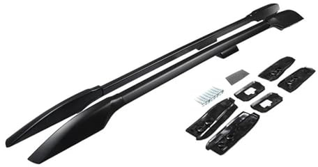 SRQORT Galeries de Toit pour Toyota pour Land pour Cruiser pour Prado 120 FJ120 LC120 2003-2009 Porte-Bagages Barre Transport Rail Toit Barre Toit Voiture