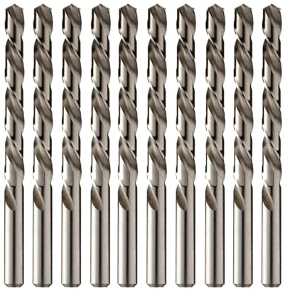 10 Punte da Trapano Micro Elicoidali Hss M2 da 0 5 mm A 12 mm Punte da Trapano A Gambo Dritto per Mano Sinistra per Legno Plastica Ferro Rame Alluminio Metallo Morbido Pratico (2 5 mm)