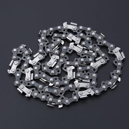 Barra guía de motosierra y cadena de sierra 3/8 LP 50DL, cadena de acero y barra de acero al manganeso compatible con modelos MS170 y MS180 para un corte eficiente
