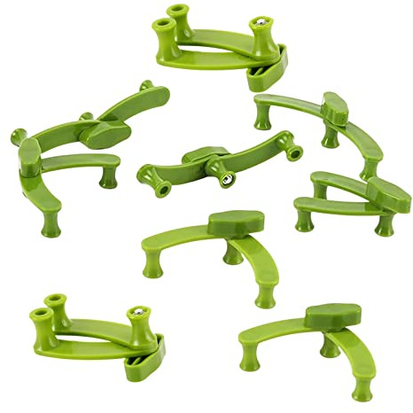 PawwJoy 10X Frutta Albero Ramo Arti Spreader Forte Ramo Strumento di Crescita Angolo Regolabile Materiale PP 12,5 cm