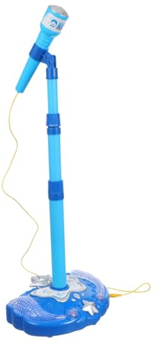 ORFOFE Microfono Giocattolo per Karaoke Educativo per Ragazzi e Ragazze Gioco Musicale Senza Batterie Promuove Creatività e Cognizione Colori