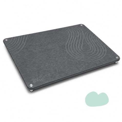 My Pulse® Escurridor Diatomita Cocina con Patas de Acero Inoxidable Sus 304 | Escurreplatos Diatomita con Patas de Acero Inoxidable SUS 304 | Alta Absorción, Secado rápido y Diseño Elegante.