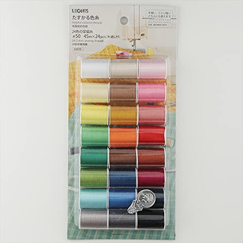 Leonis 24 Color Sewing Threads [ 93010 ]