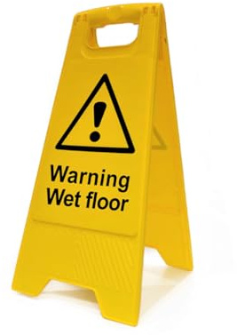 Scan, Cartello a cavalletto Warning Wet Floor