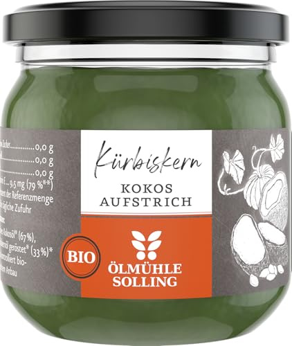 Ölmühle Solling Bio Aufstrich Kürbiskern-Kokos, 1er Pack (1 x 160 g)