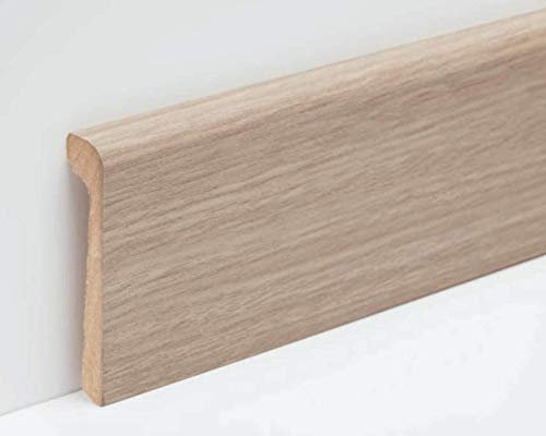 Copri Battiscopa In MDF Rovere | Asta Da 240 Cm