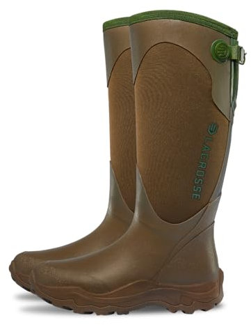 LaCrosse Alpha Agility Schlangenstiefel für Damen, 38,1 cm, wasserdicht, Jagdstiefel, Schlangenstiefel, braun/grün, 38 EU