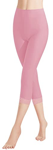 Libella Legging 3/4 Femmes Pantalon de Sport Taille Haute Legging Femme avec Dentelle en Coton Leggings pour Femmes 7/8 Femme Leggings Pantalon Capri Yoga Fitness Pantalon S-XXL